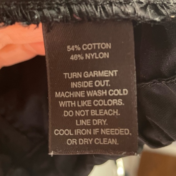 White House Black Market Ruffled Light Nylon Jacket Size 4 - Picture 5 of 6